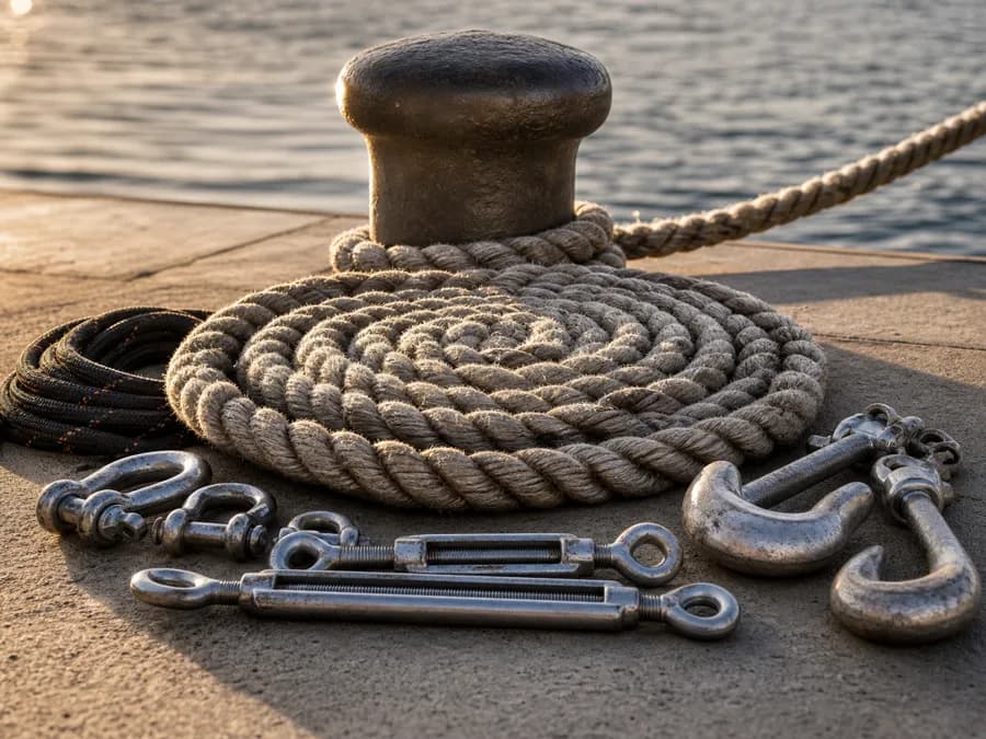 Ropes, rigging & mooring
